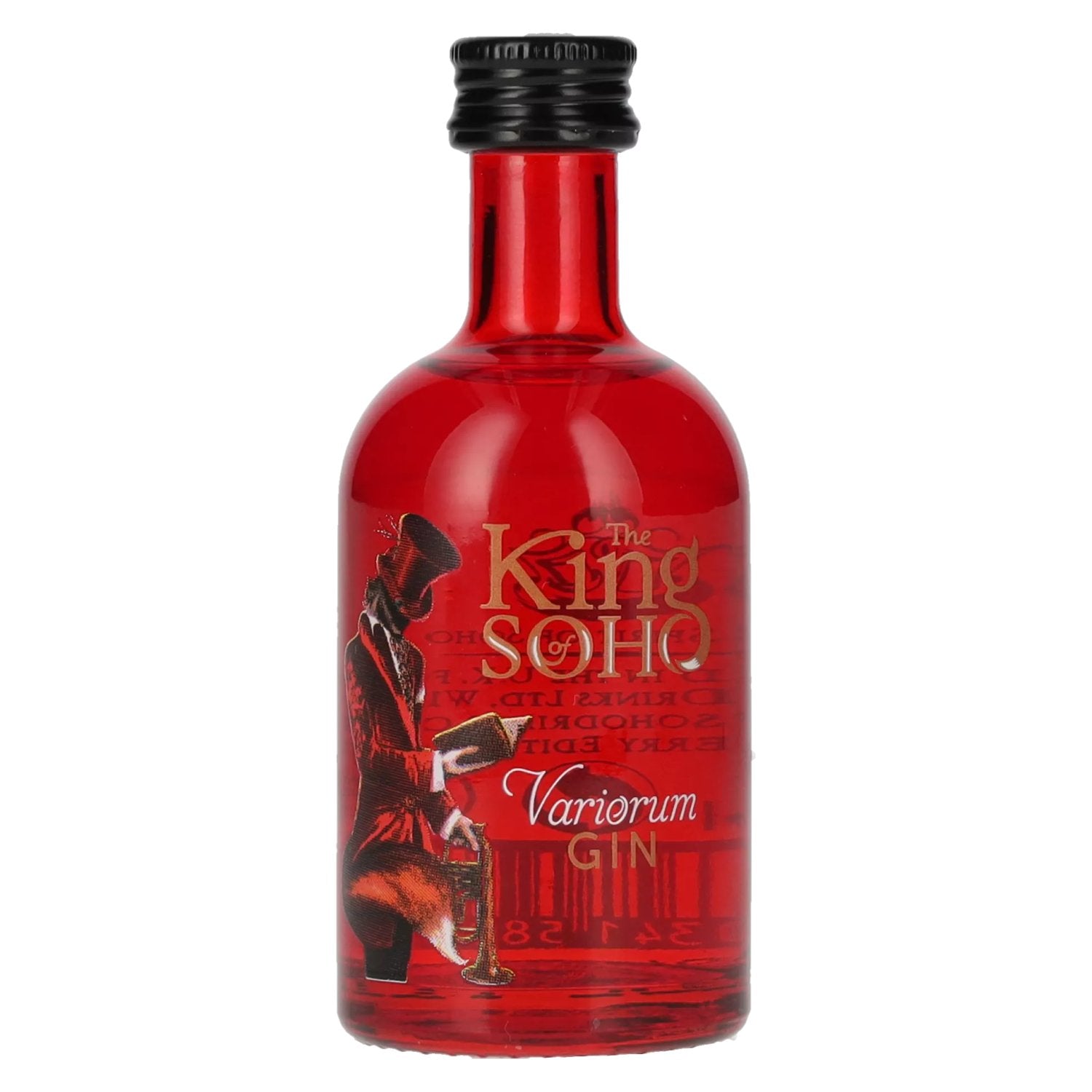 The King of Soho Variorum Gin Aardbei Editie 37,5% Vol. 0,05l