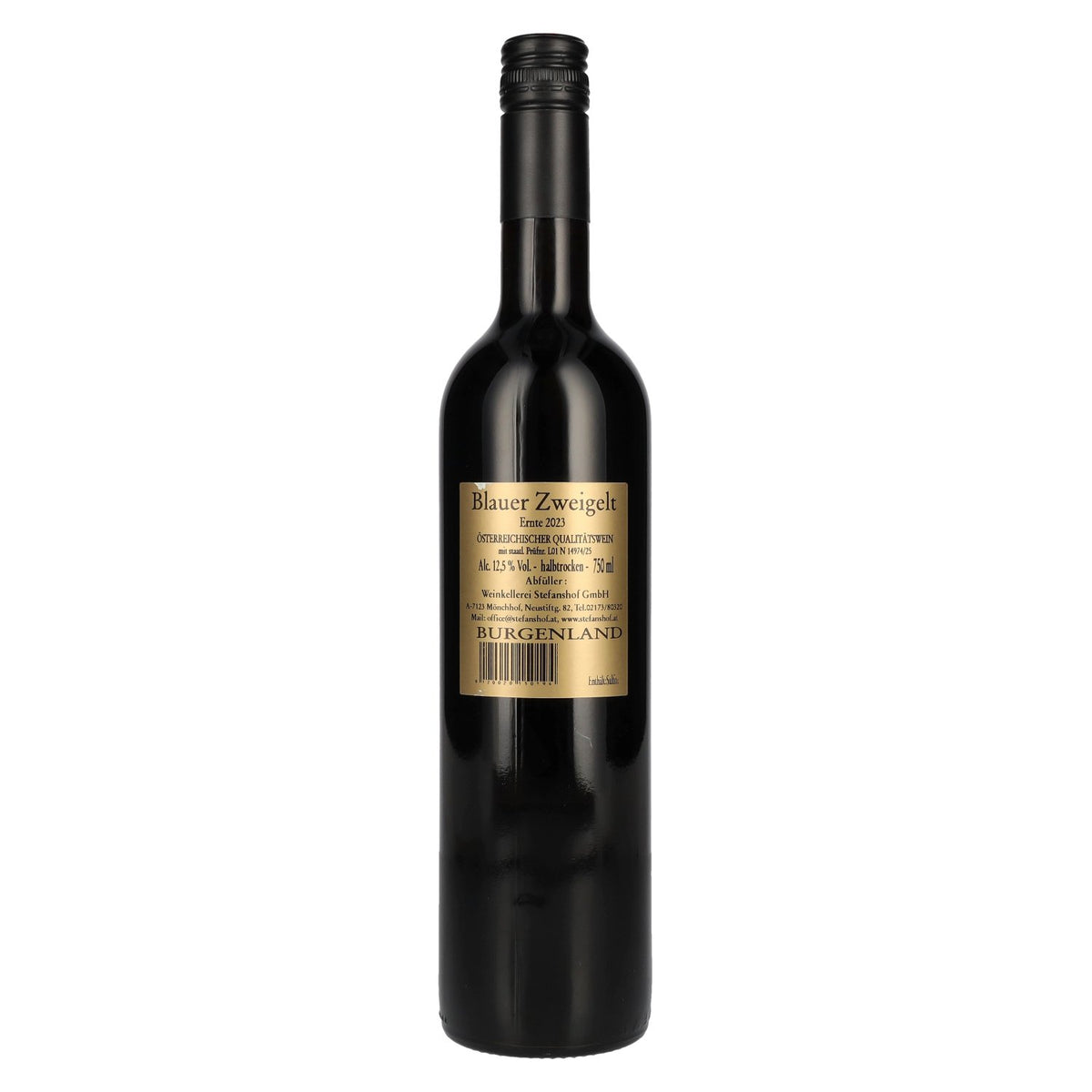 Stefanshof Blauer Zweigelt 2023 12.5% ABV 0.75 l