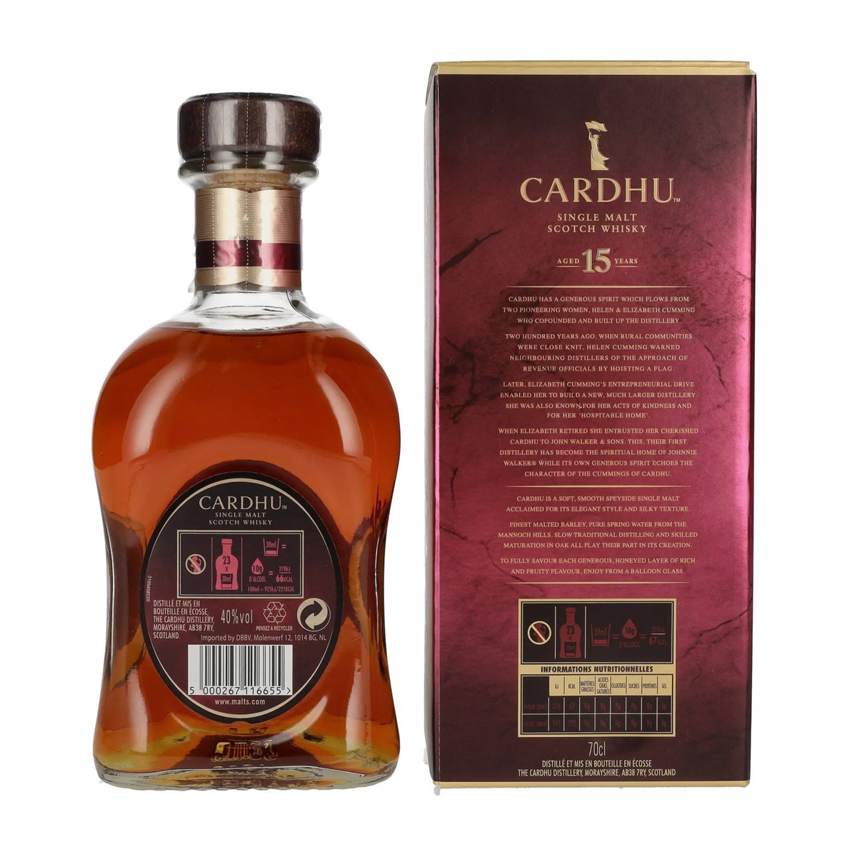 Cardhu 15 Years Old Single Malt Scotch Whisky 40% Vol. 0,7l in gift box