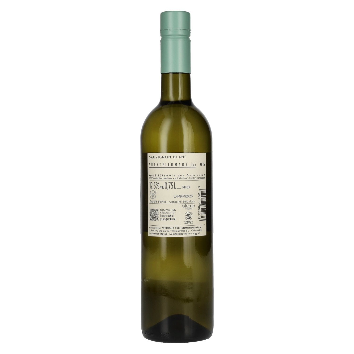 Tschermonegg Sauvignon Blanc Südsteiermark DAC 2025 12,5% Vol. 0,75l