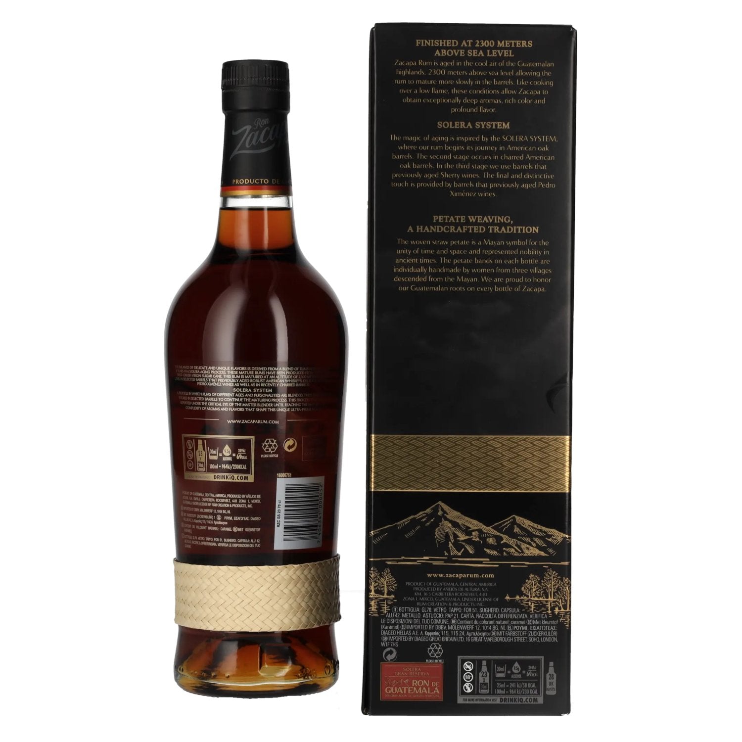 Ron Zacapa Centenario SOLERA Gran Reserva 40% Vol. 0,7l in Geschenkbox