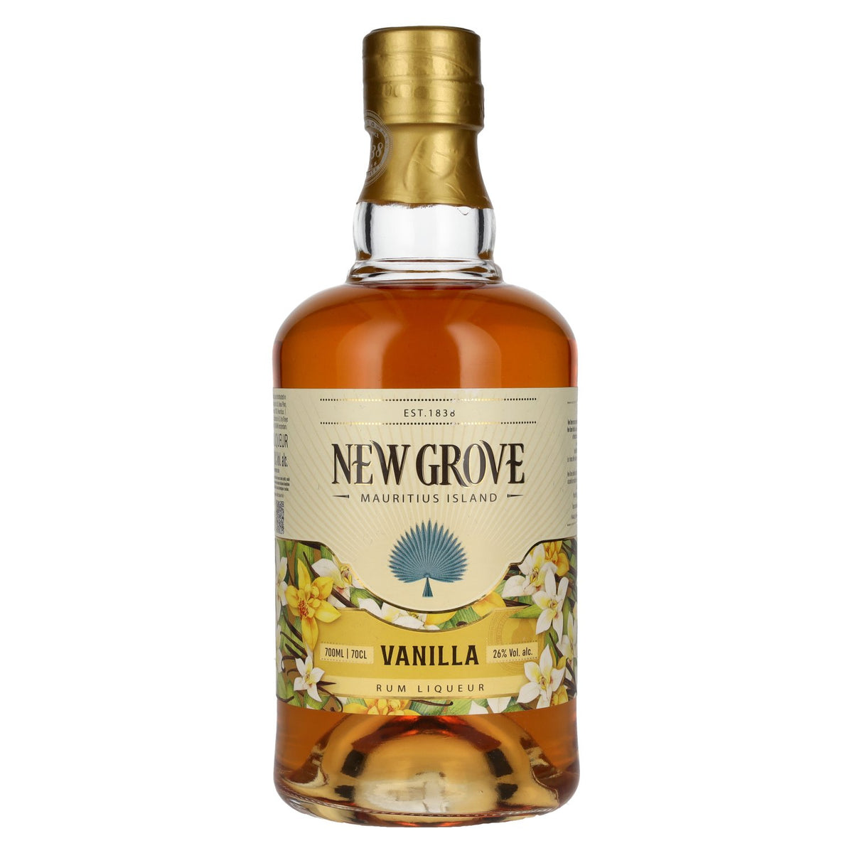 New Grove Vanilla Mauritius Island Rum Liqueur 26% vol. 0.7l