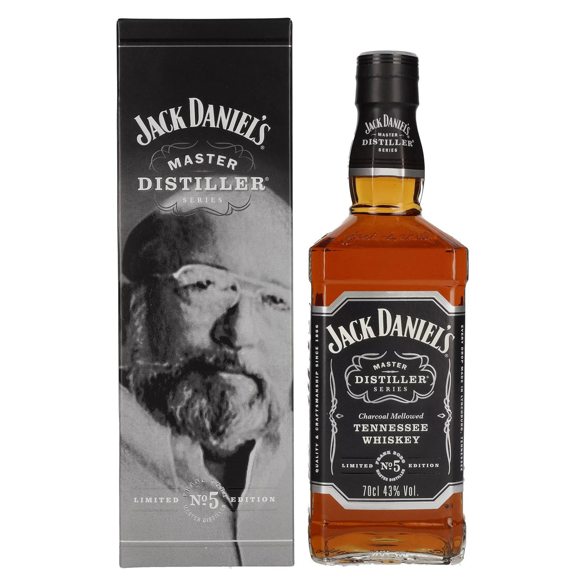 Jack Daniel's MASTER DISTILLER Series nr. 5 Limited Edition 43% vol. 0,7 l in geschenkverpakking