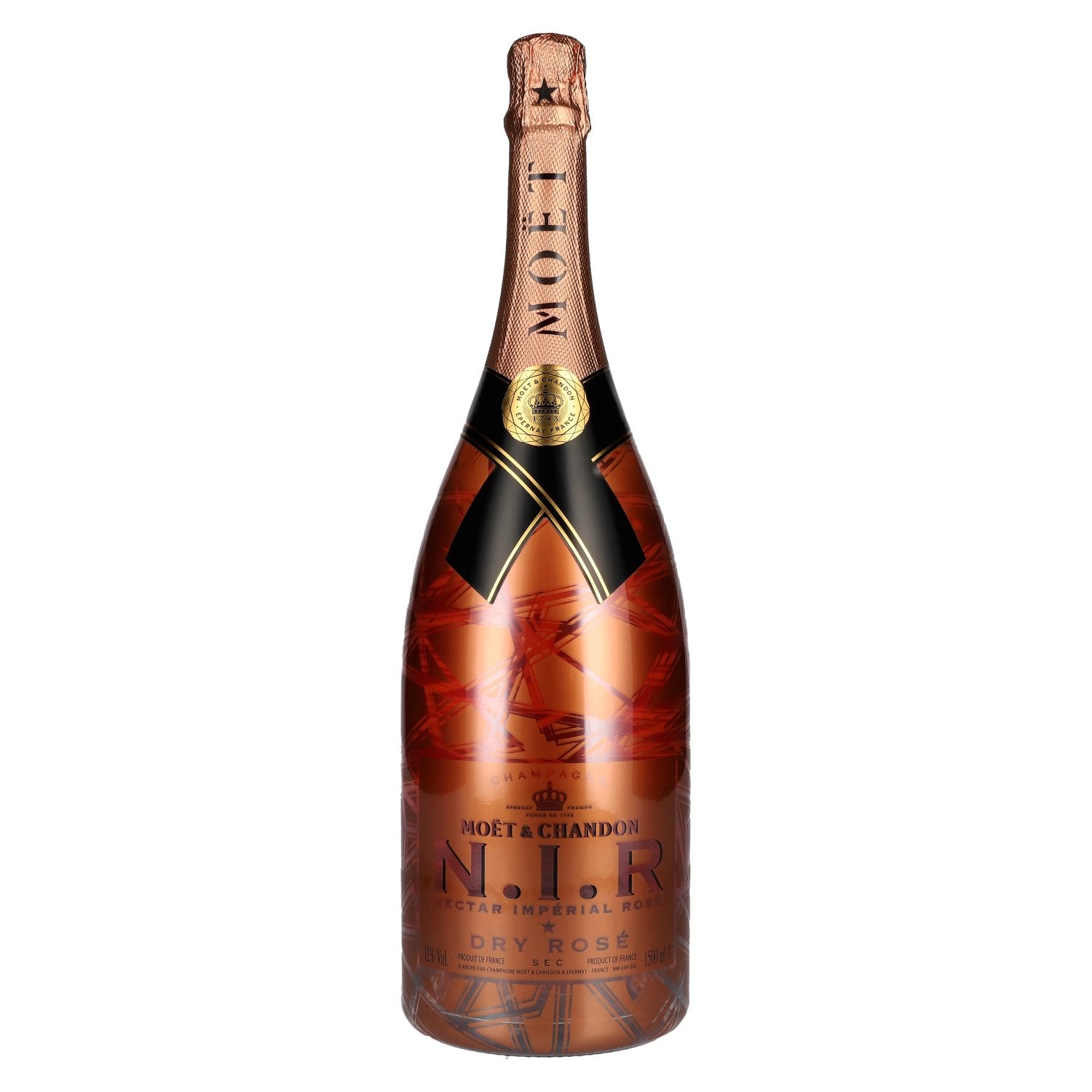 Moët & Chandon Champagne N.I.R. Dry Rosé Sec Luminous Edition 12% Vol. 1,5l