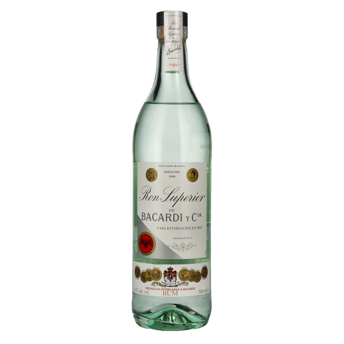 Bacardi Roner Carta Blanca Superior Heritage 1909 44,5% Vol. 0,7l
