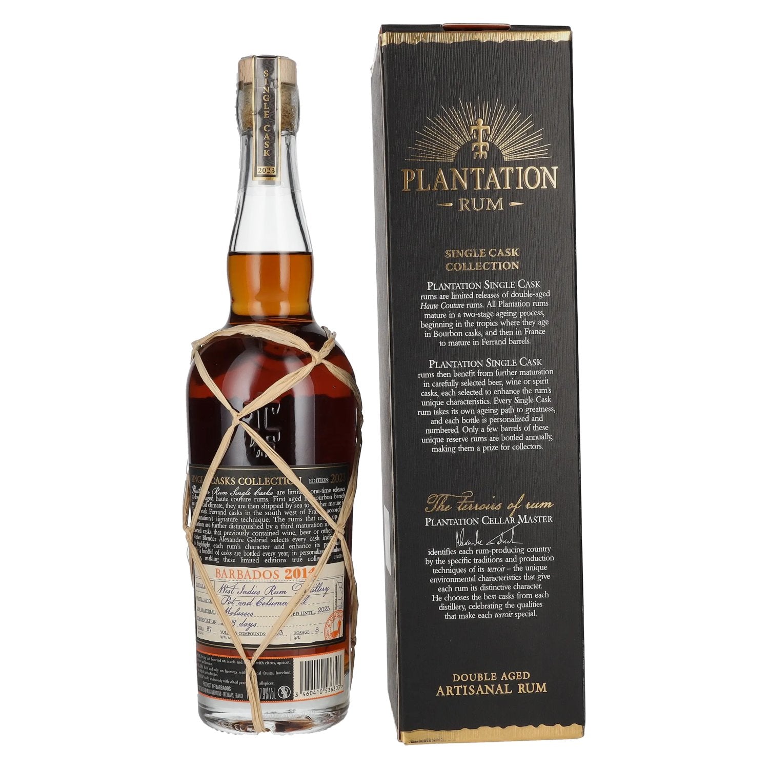 Plantation Rum BARBADOS 2014 Riversaltes Finish by delicando 2023 47,9% Vol. 0,7l in gift box