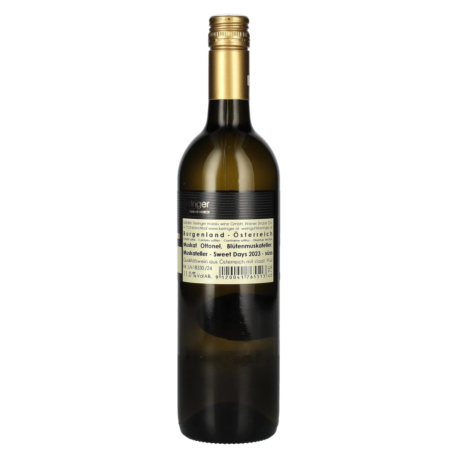 Keringer Origin of massiv wine sweet Muscat 2023 11% Vol. 0,75l