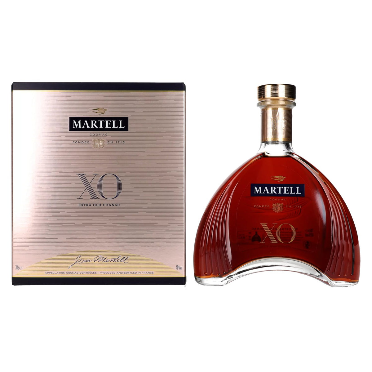 Martell XO Extra Old Cognac 40% vol. 0,7 l in geschenkverpakking