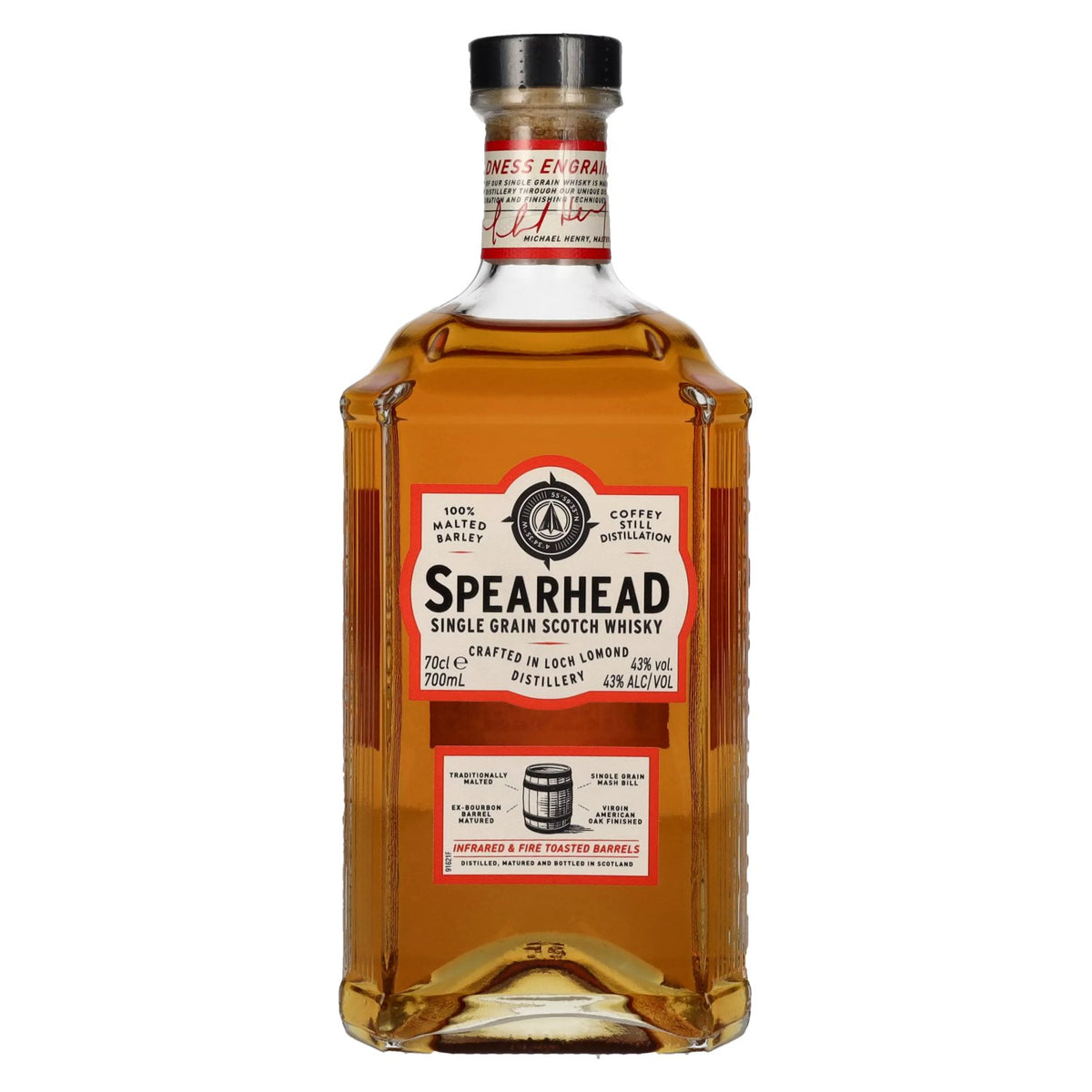 Loch Lomond Spearhead Single Grain Scotch Whisky 43% Vol. 0,7l