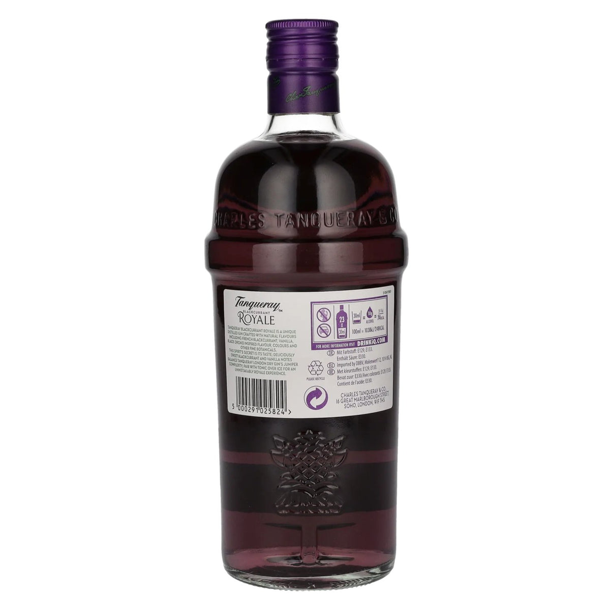 Tanqueray Blackcurrant ROYALE Gin distillé 41,3 % vol. 0,7 l