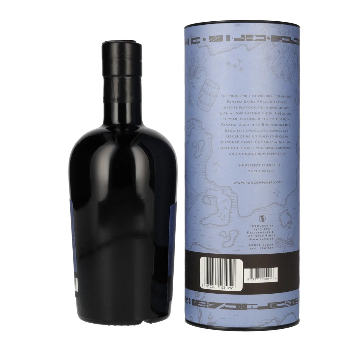Compañero PANAMA Extra Añejo gedistilleerde drank 54% Vol. 0,7l in geschenkverpakking