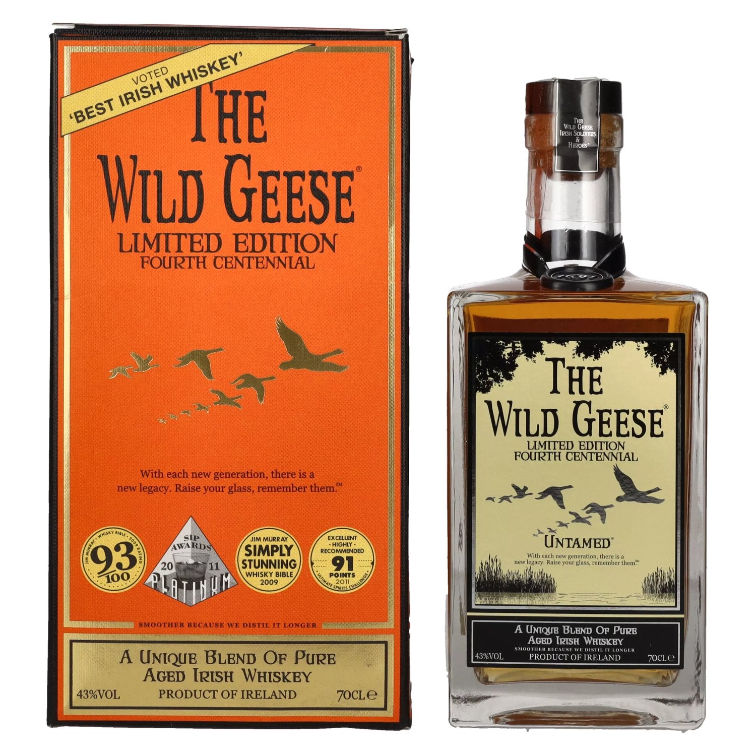 The Wild Geese 4th Centennial Limited Edition 43% Vol. 0,7l in Geschenkbox