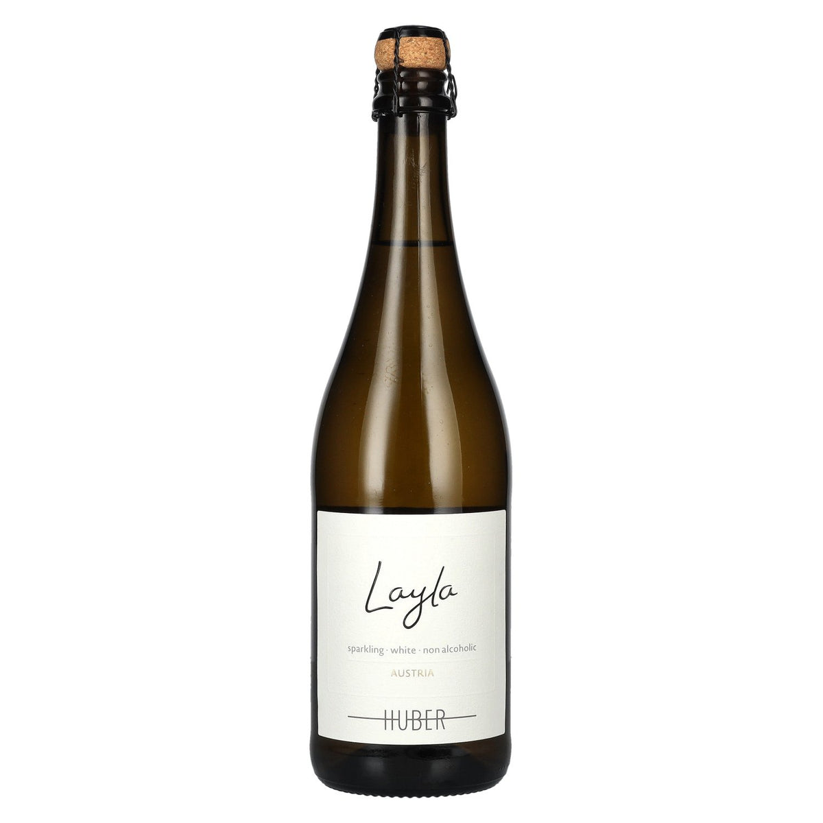 Huber Layla Sparkling White Alcoholvrij 0,75 l