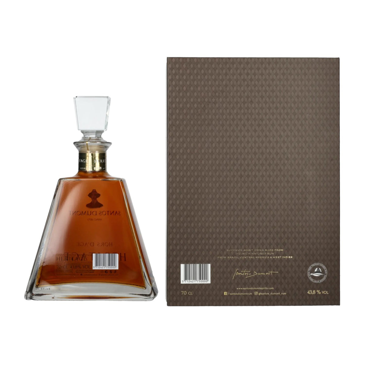 Santos Dumont HERITAGE Batch 04 Limited Edition 43,8% vol. 0,7 l in geschenkverpakking
