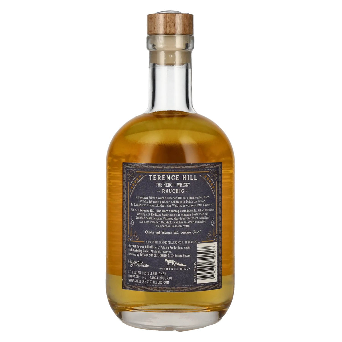 Terence Hill THE HERO Whisky Rauchig 49% Vol. 0,7l