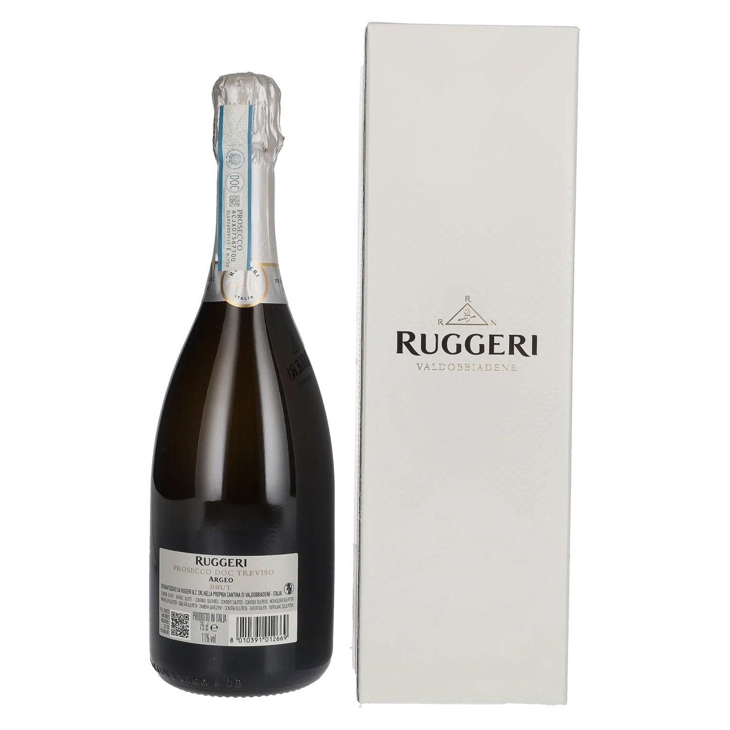Ruggeri Argeo Prosecco DOC 11% Vol. 0,75l in gift box