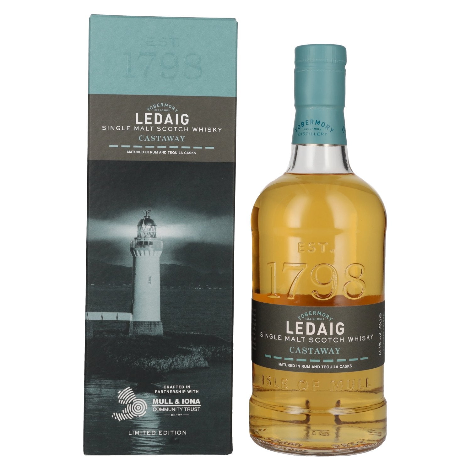 Ledaig CASTAWAY Single Malt Scotch Whisky 61,1% Vol. 0,7l in Geschenkbox