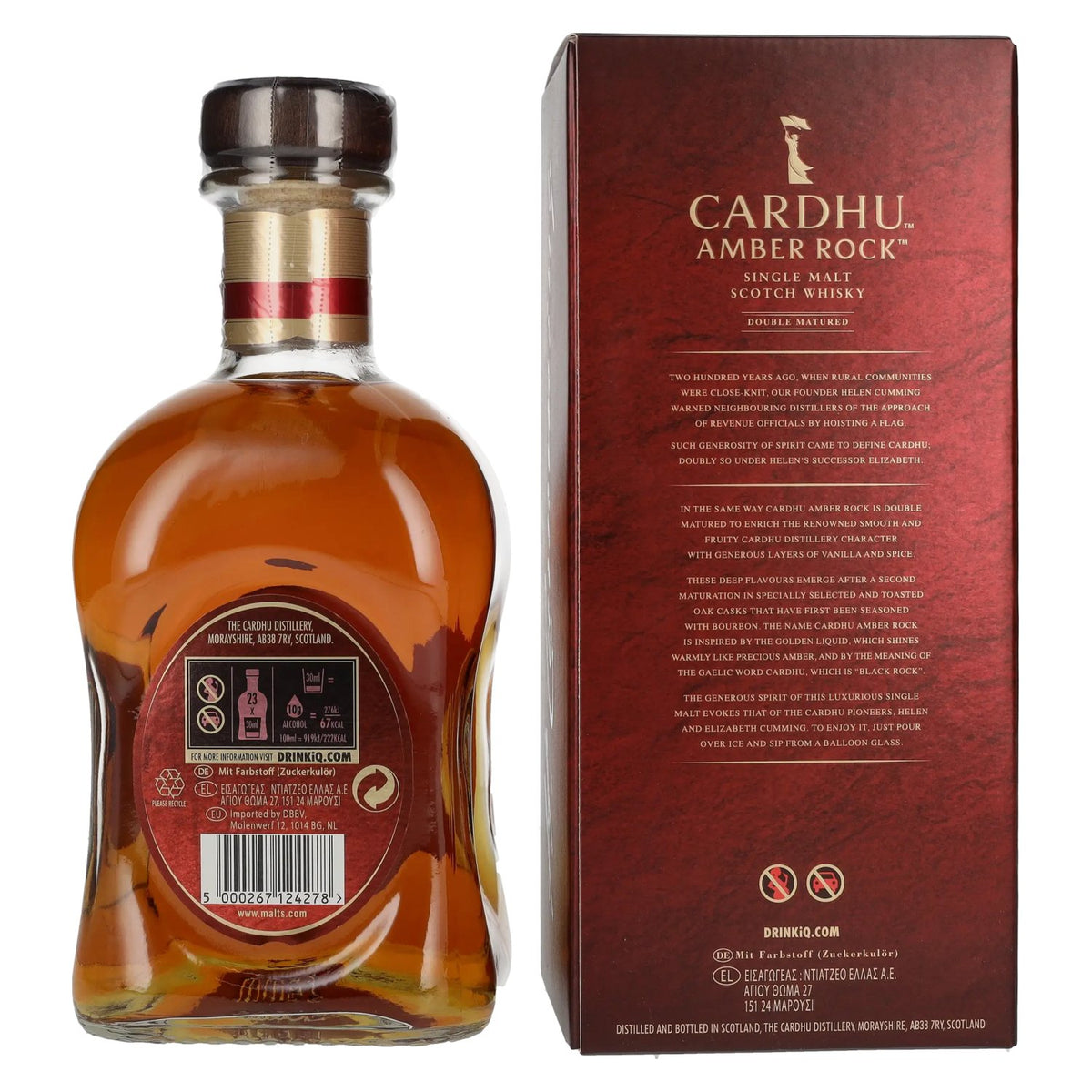 Cardhu AMBER ROCK Double Matured Single Malt 40% vol. 0,7 l in geschenkverpakking