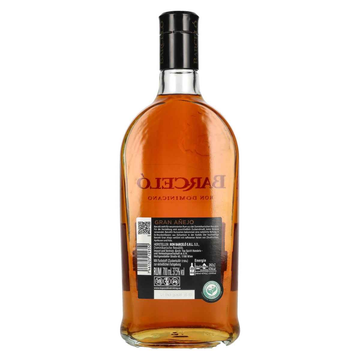 Barceló Gran Añejo Roner Dominicano 37,5% Vol. 0,7l