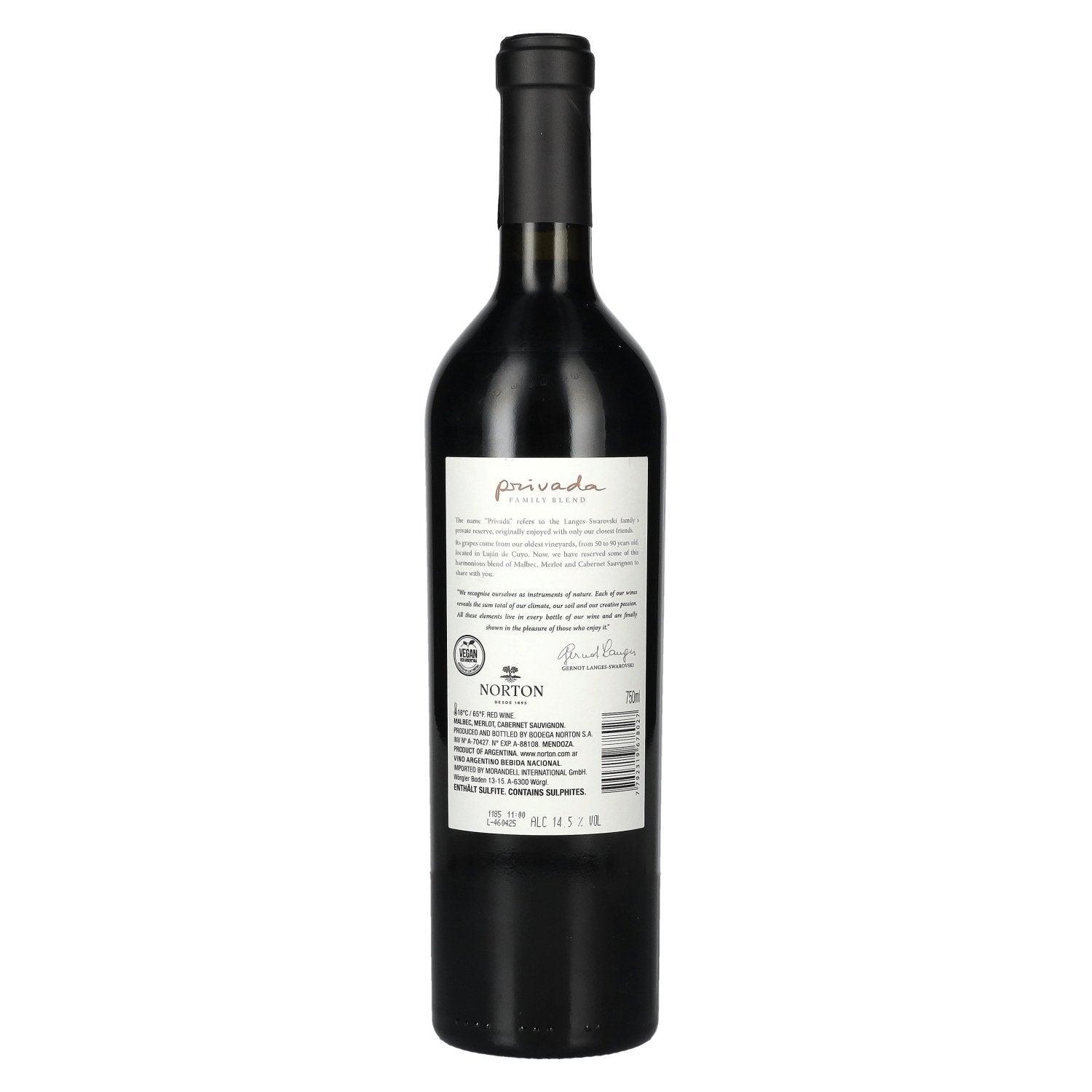 Bodega Norton Privada Family Blend 2023 14,5% vol. 0,75l