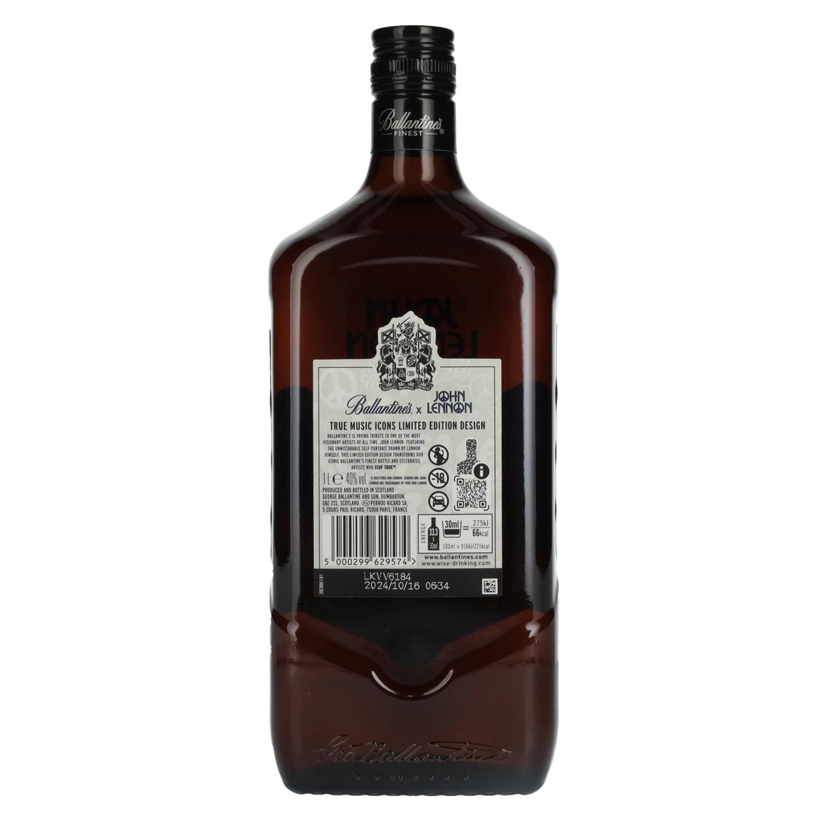 Ballantine's FINEST Blended Scotch Whisky JOHN LENNON Limited Edition 40% Vol. 1l