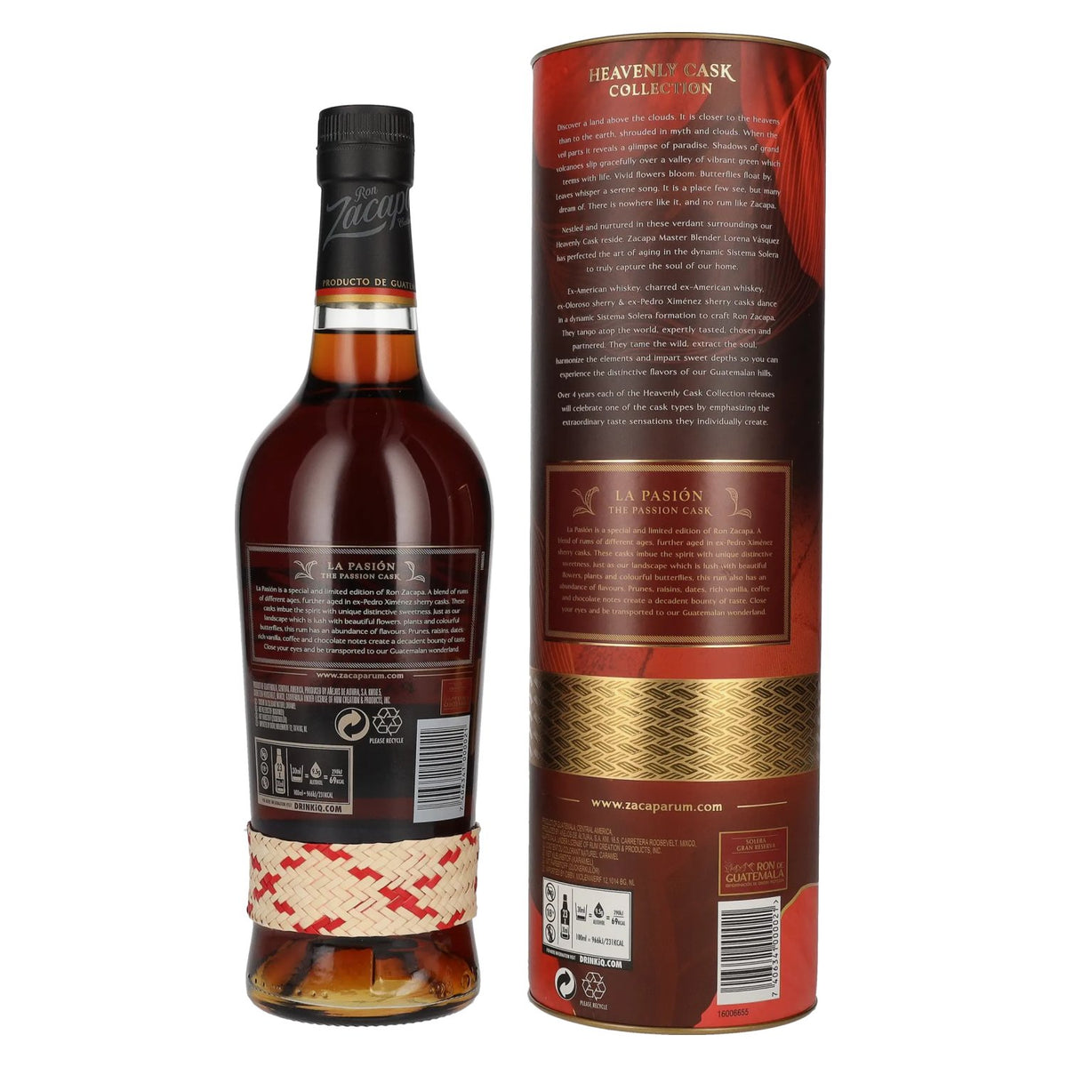 Ron Zacapa Centenario SISTEMA SOLERA La Pasión Heavenly Cask Collection 40% Vol. 0,7l in Geschenkbox