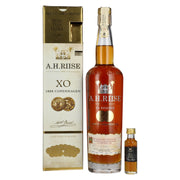 A.H. Riise 1888 COPENHAGEN XO Spirit Drink 40,1% Vol. 0,7l in Geschenkbox mit Miniatur Non Plus Ultra 0,02l