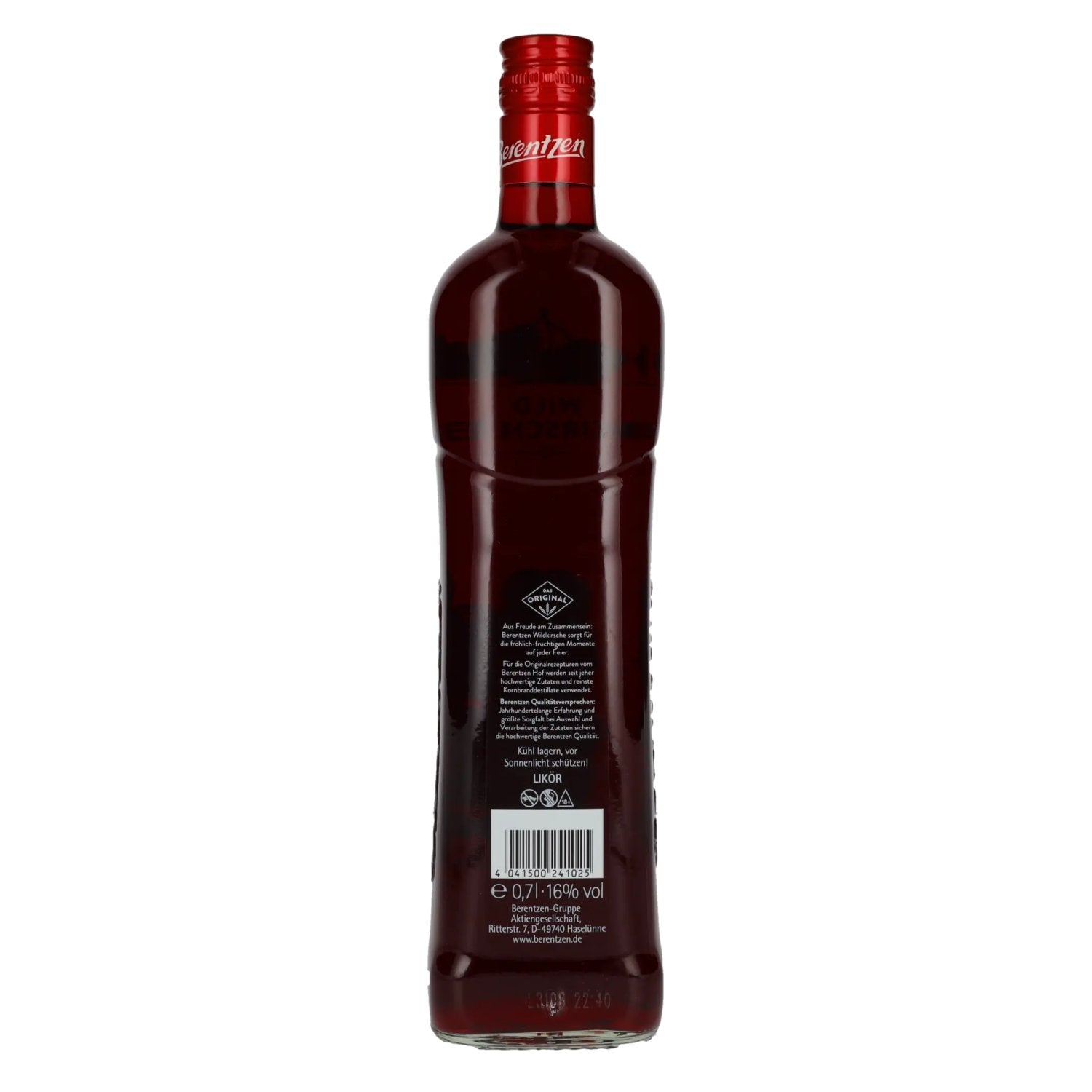 Berentzen Liqueur de cerises sauvages 16% vol. 0,7l