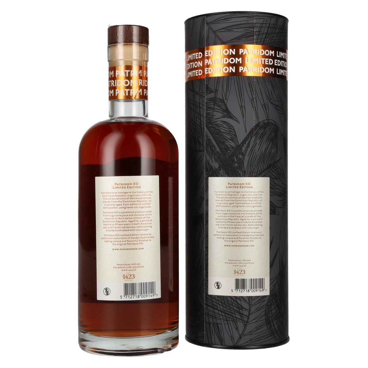 Patridom XO Cherry Wine Cask Finish 42% vol. 0,7l en boîte cadeau