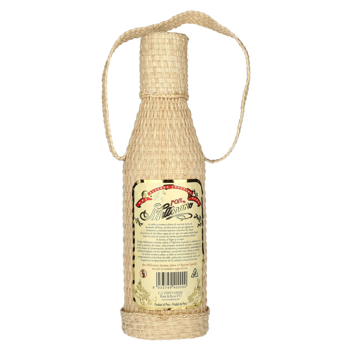Ron Millonario 15 Solera Reserva Especial 40% ABV 0.7l