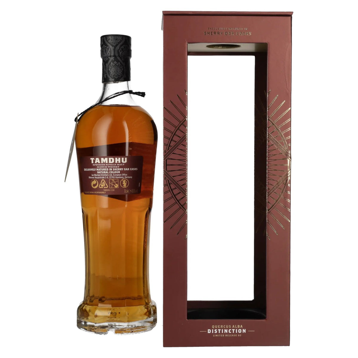 Tamdhu DISTINCTION II Speyside Single Malt Scotch Whisky 48% vol. 0,7 l in geschenkverpakking