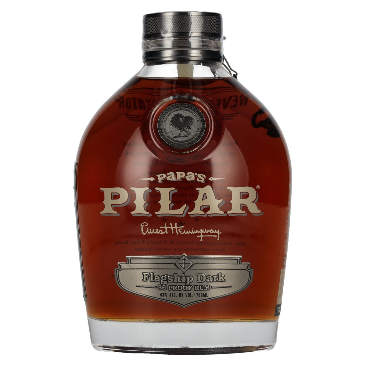 Papa's Pilar Solera FLAGSHIP DARK RUM 43% vol. 0.7l