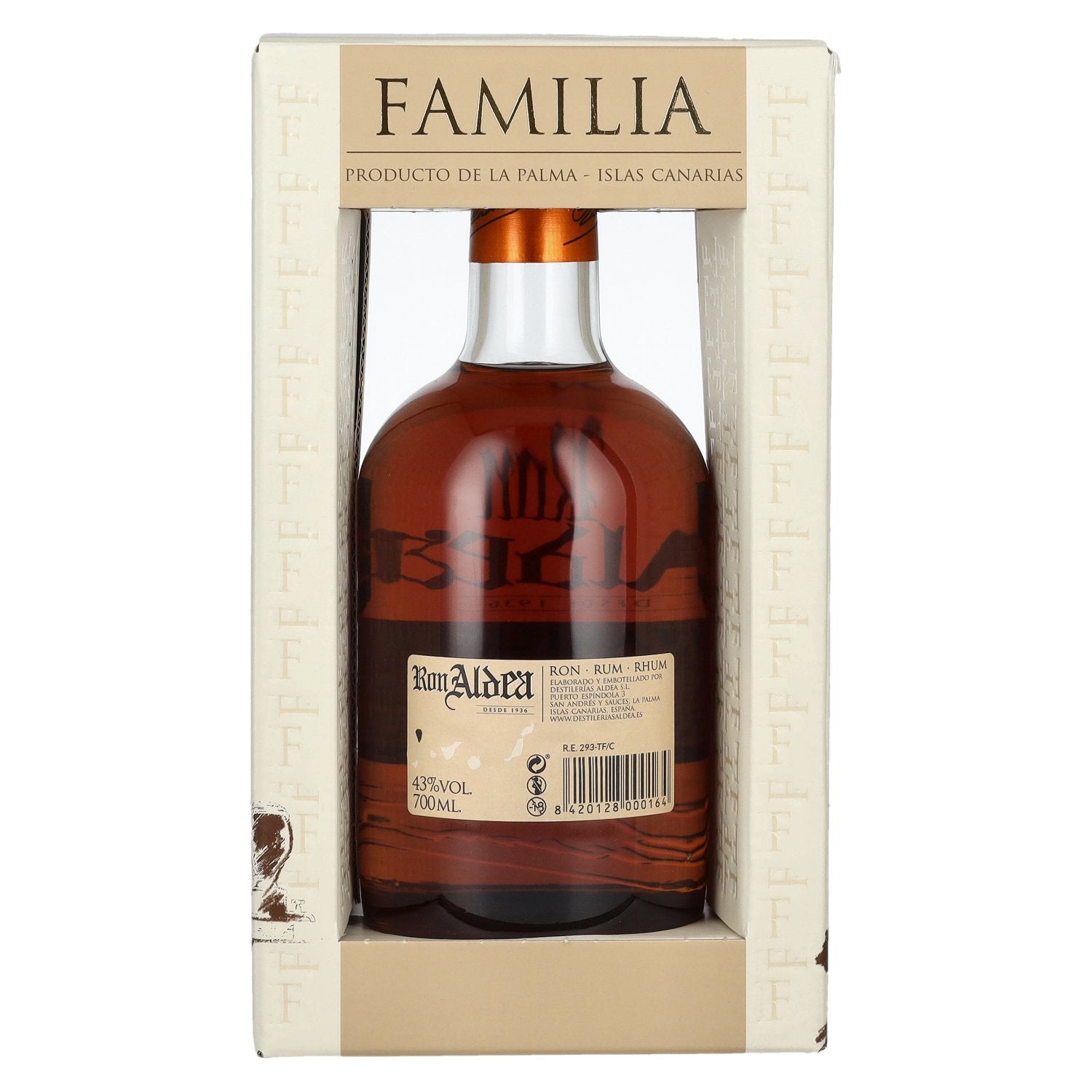 Ron Aldea FAMILIA Edición Limitada Añada 2007 43% Vol. 0,7l in geschenkverpakking