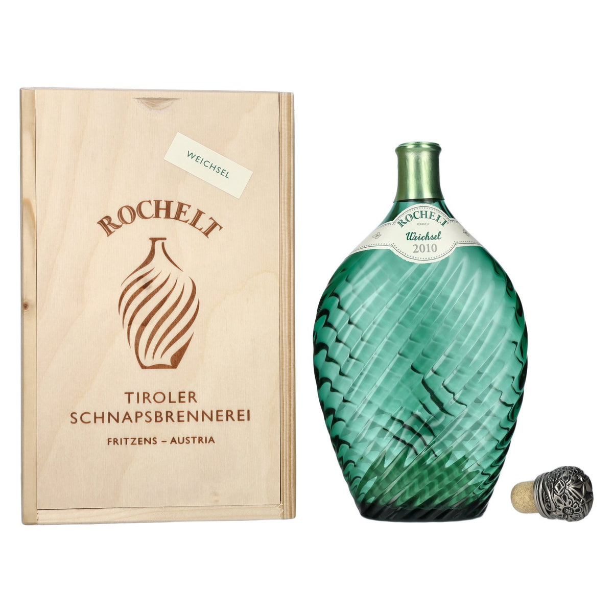 Rochelt Weichsel 2010 50% Vol. 0,7l in Holzkiste