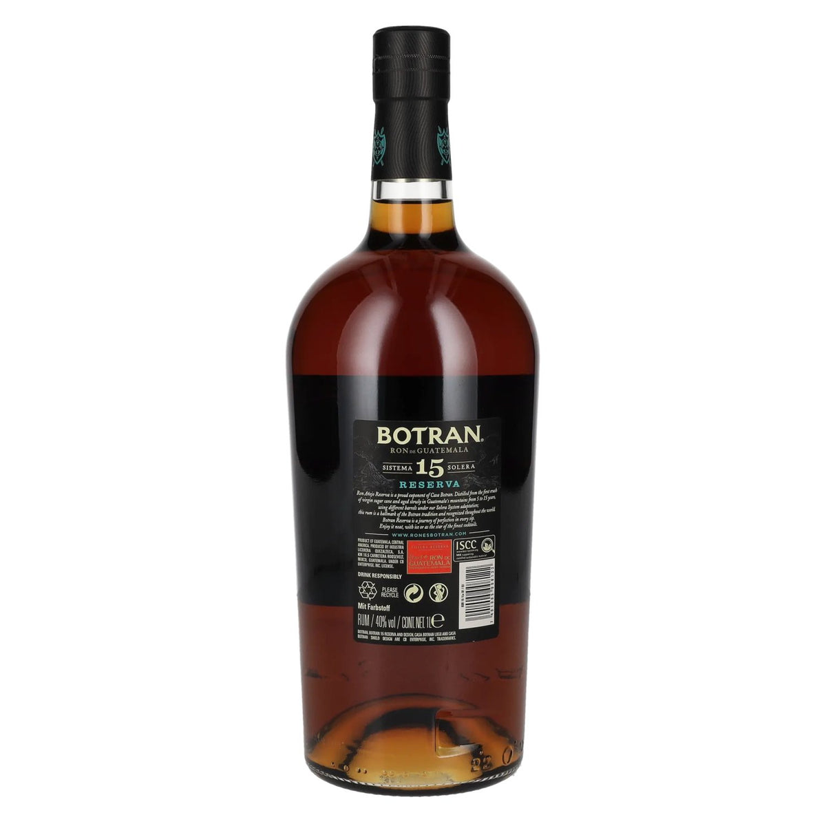 Botran Ron Añejo Reserva 15 Sistema Solera 40% Vol. 1l