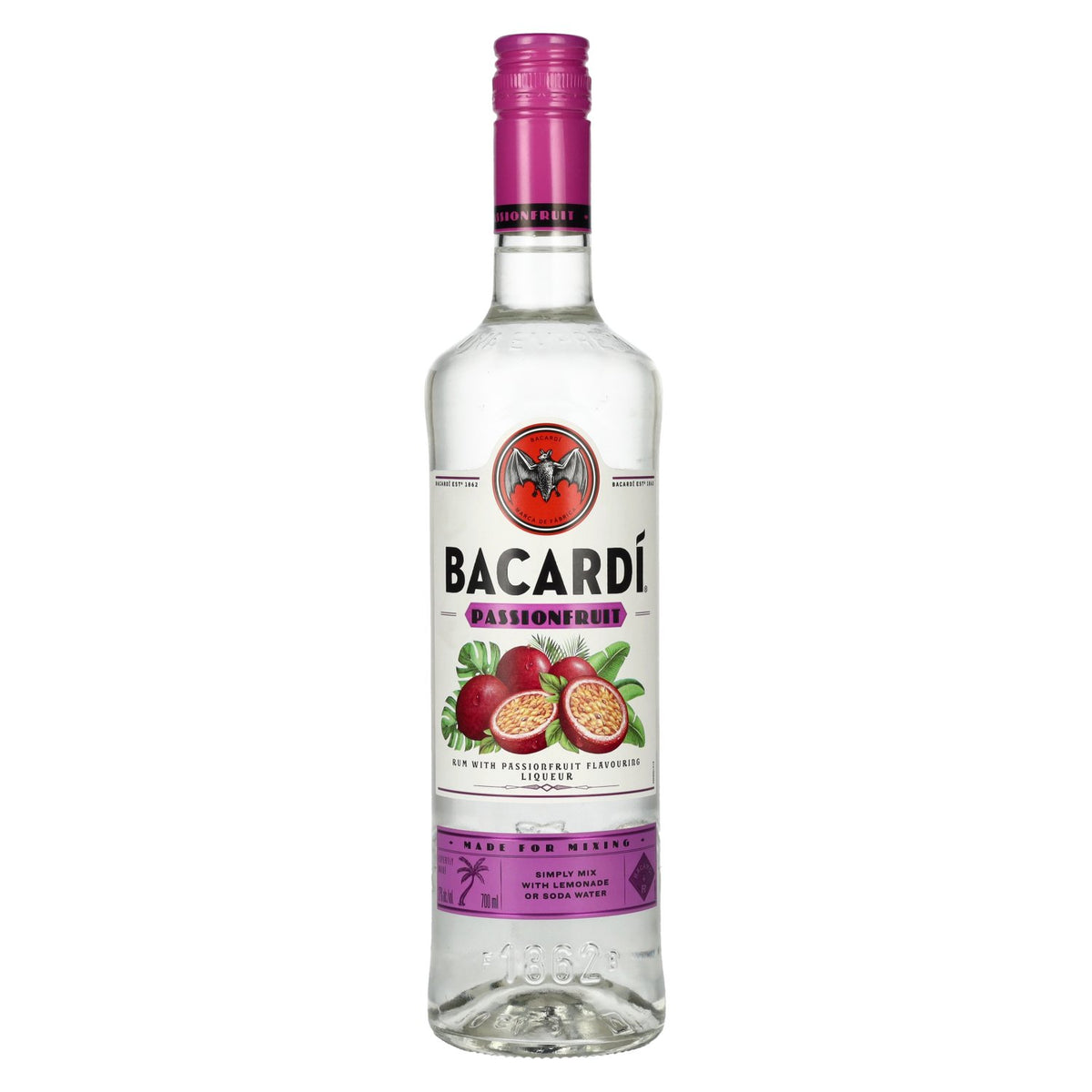 Bacardi PASSIONFRUIT Rum Met Natuurlijke Smaakstoffen 27% Vol. 0,7l