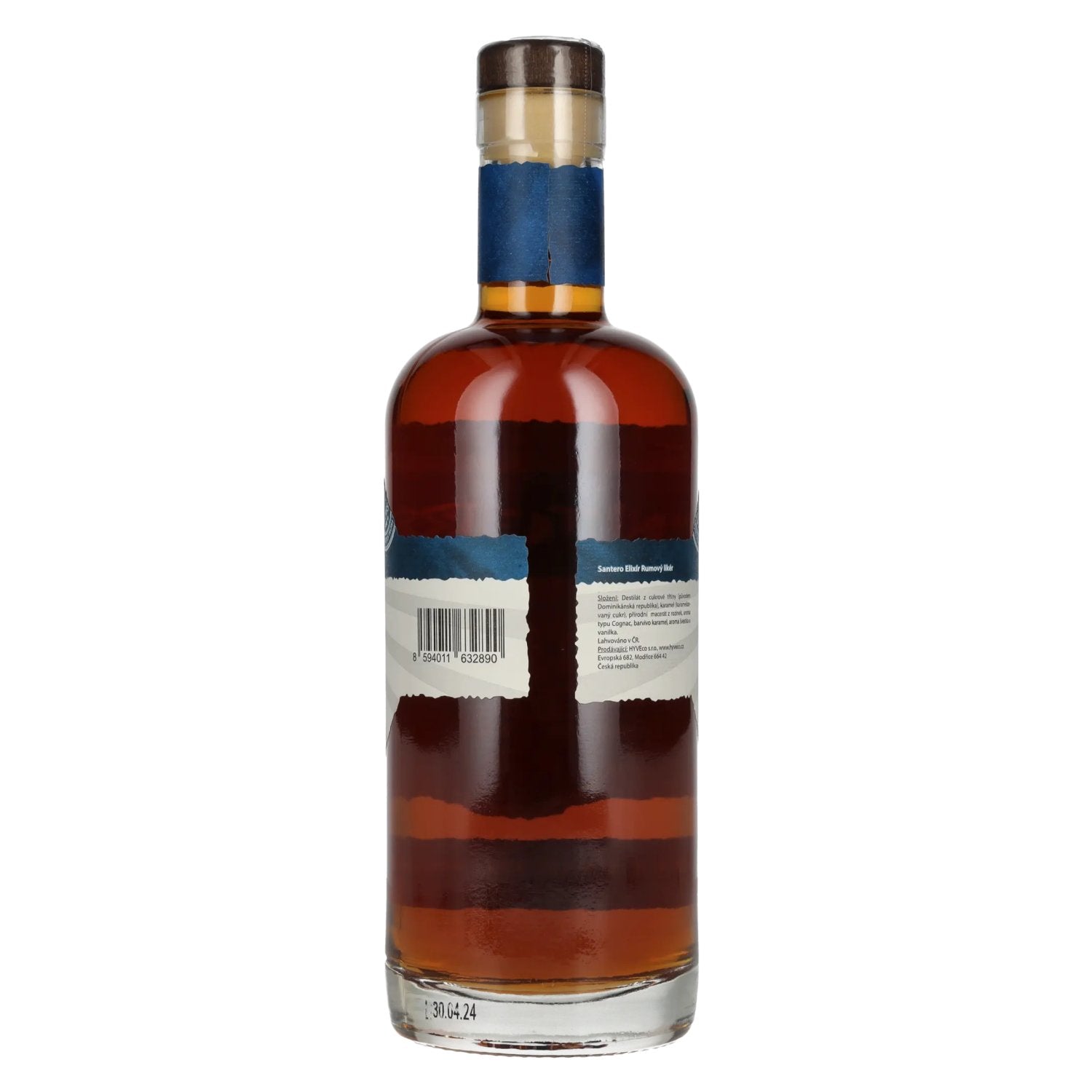 SANTERO 7 Years Old Elixir De Ron Spirit Drink 34% Vol. 0,7l