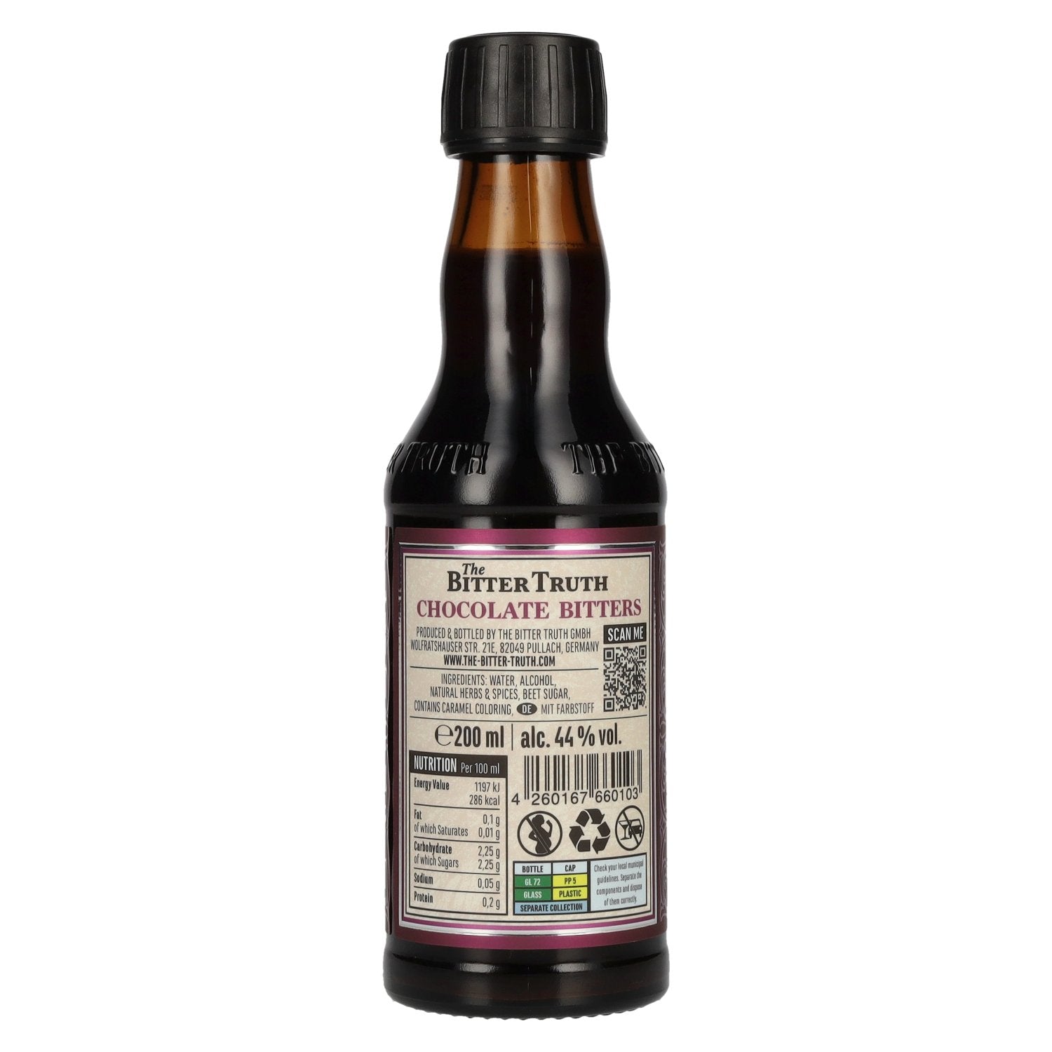 The Bitter Truth Spiced Chocolate 44% Vol. 0,2l