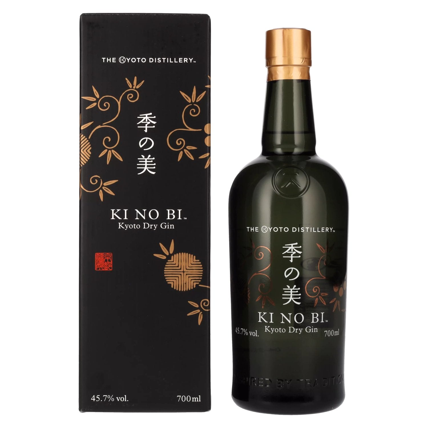 KI NO BI Kyoto Dry Gin 45,7% Vol. 0,7l in gift box