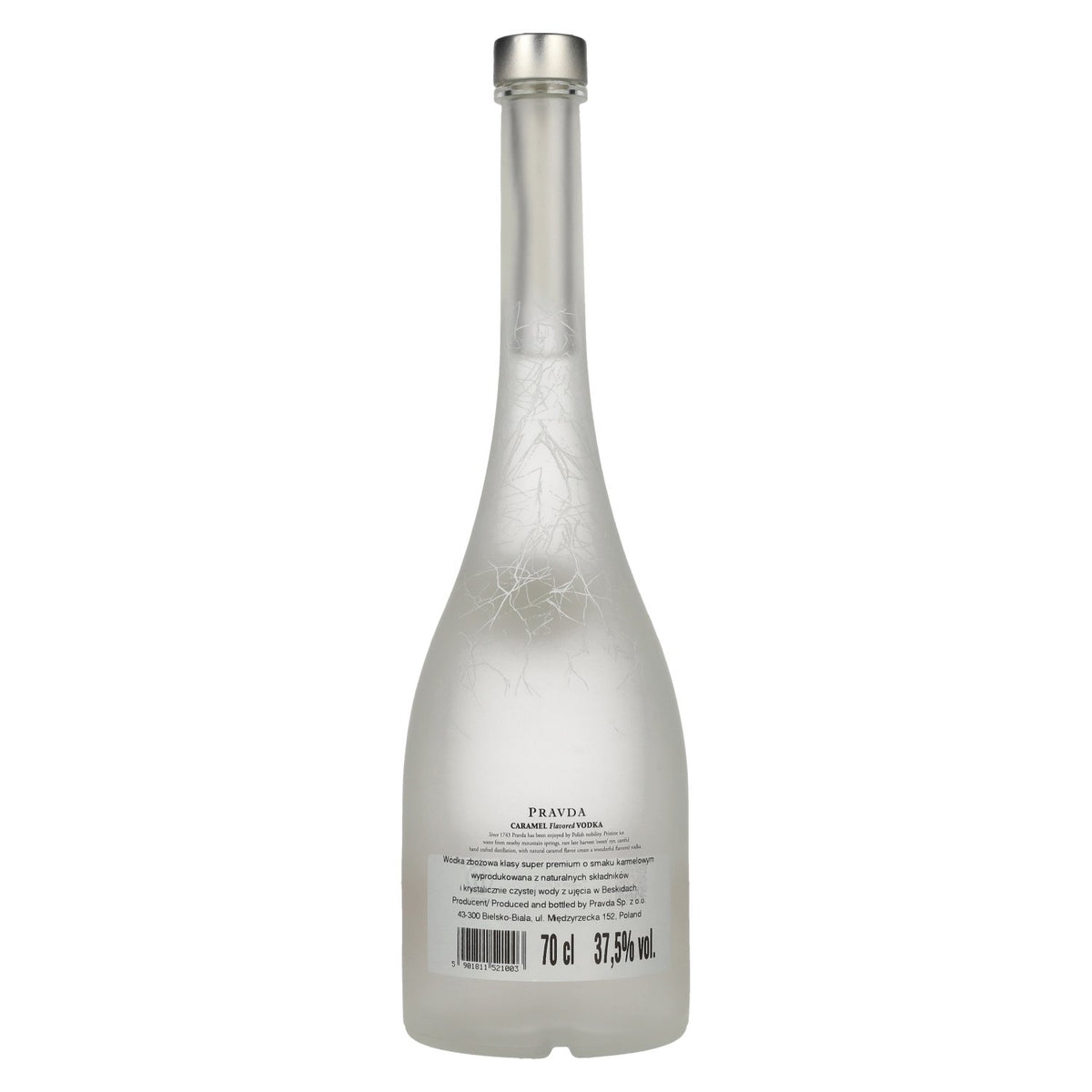 Pravda CARAMEL Flavoured Vodka 37.5% ABV 0.7l