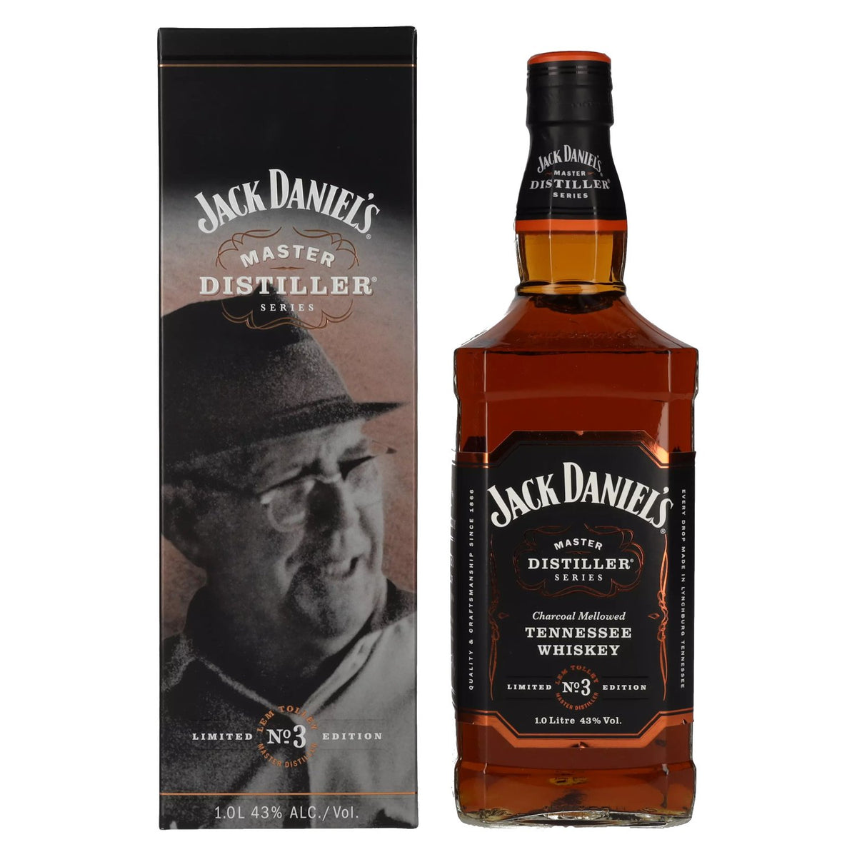 Jack Daniel's MASTER DISTILLER Series No. 3 Limited Edition 43% vol. 1 litre in a gift box