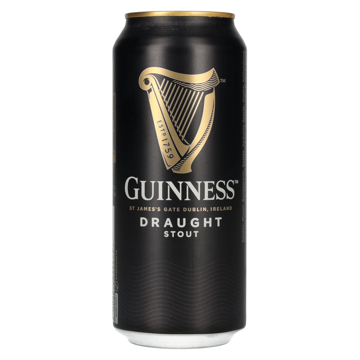 Guinness Draught Stout 4,2% vol. 24 blikjes van 0,44 l, statiegeld