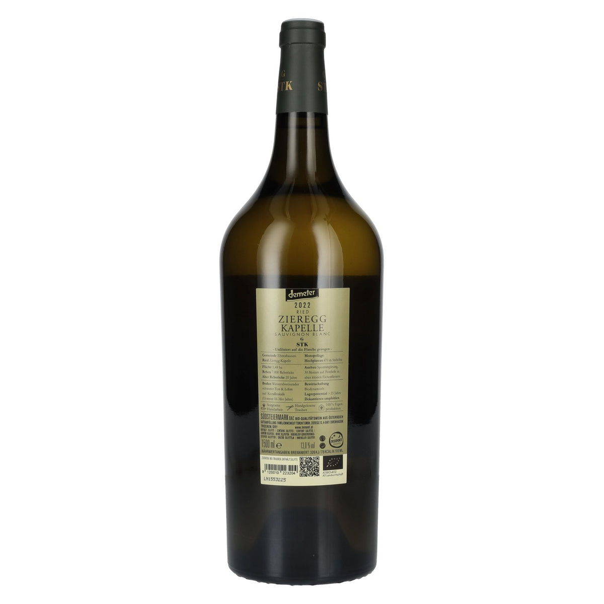 Tement Sauvignon Blanc Ried Zieregg Kapelle Südsteiermark DAC 2022 13% Vol. 1,5l