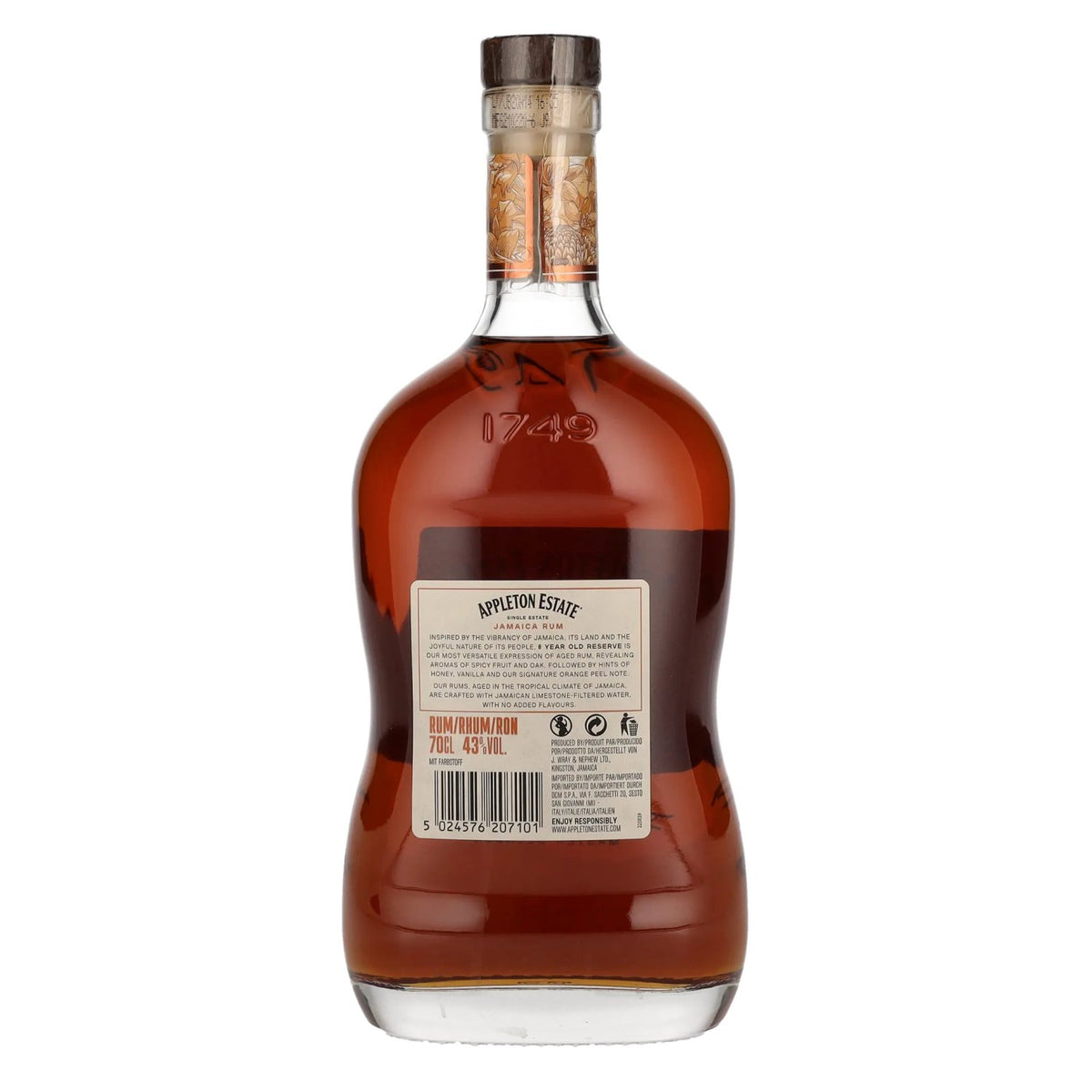 Appleton Estate Reserve 8 Blend Jamaica Rum 43% Vol. 0,7l