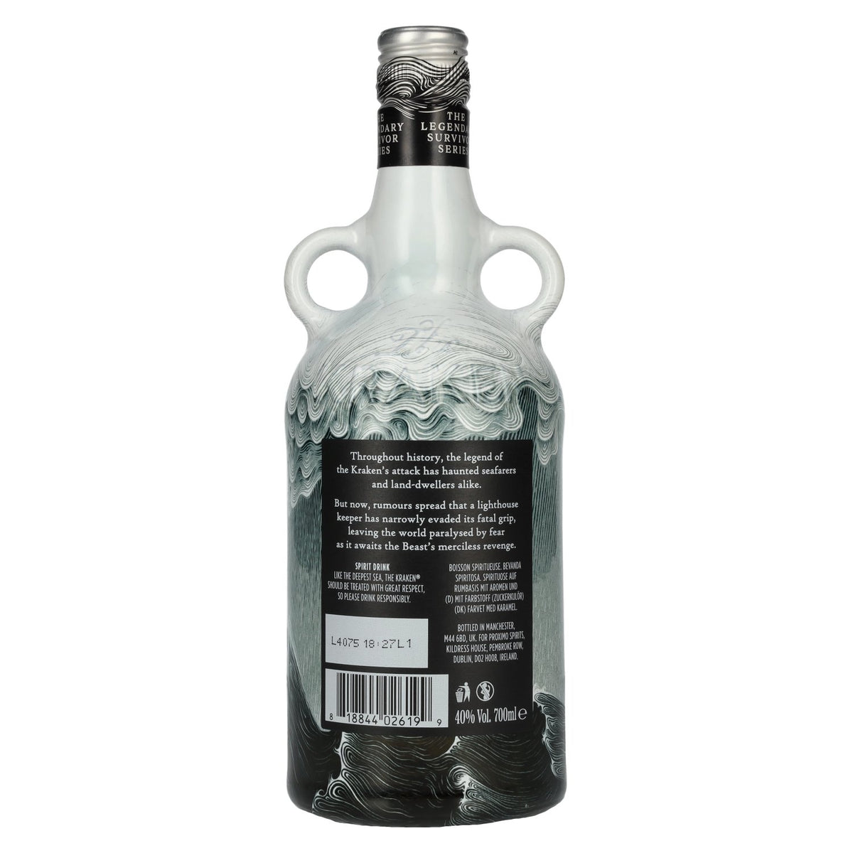 The Kraken Black Spiced: The Legendary Survivor Series, 40% ABV, 0.7l