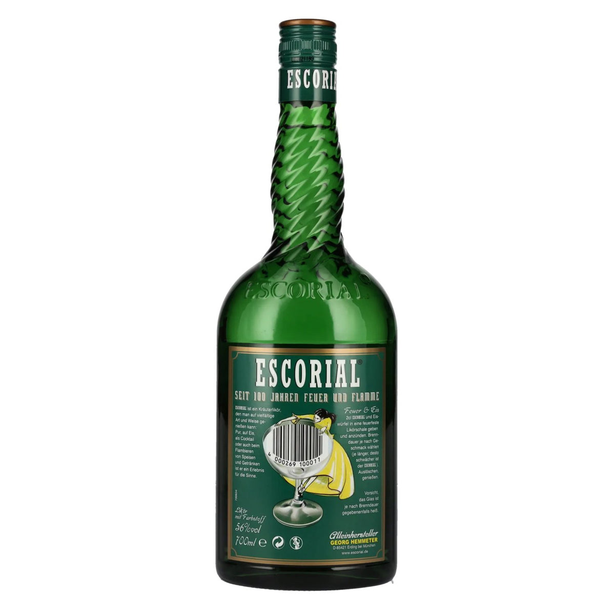 Escorial Green 56% ABV 0.7l