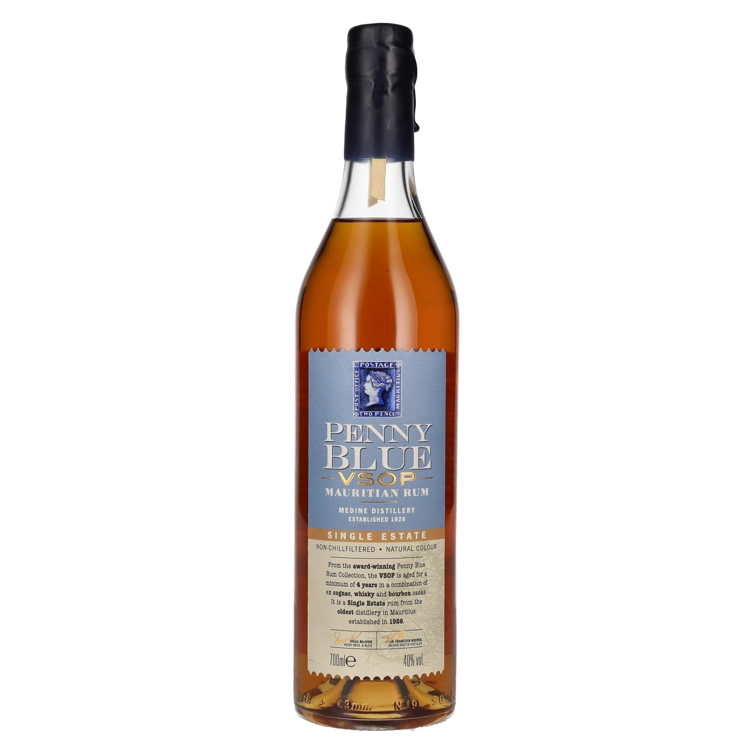 Penny Blue VSOP Single Estate Mauritian Rum 40% vol. 0,7l