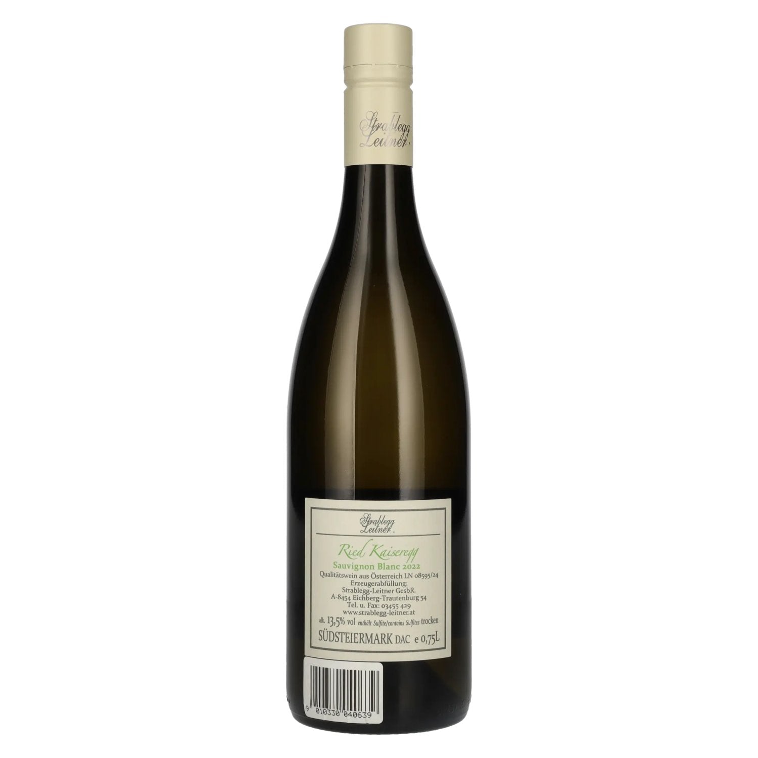 Strablegg-Leitner Sauvignon Blanc Ried Kaiseregg Südsteiermark DAC 2022 13,5% Vol. 0,75l