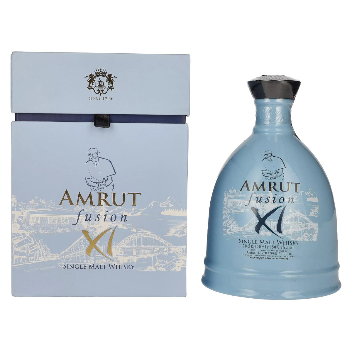 Amrut FUSION XI Single Malt Whisky 50% Vol. 0,7l in geschenkverpakking