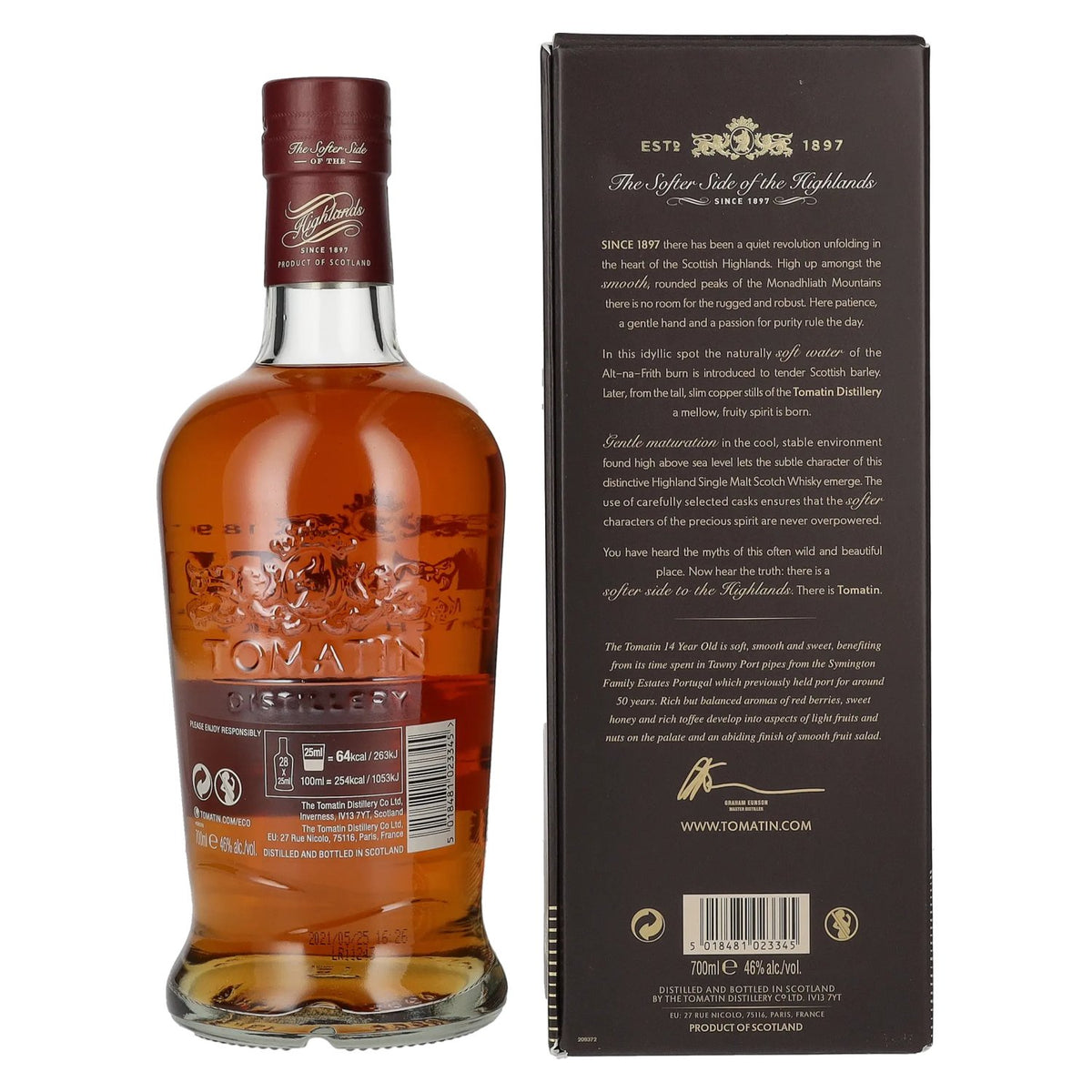 Tomatin 14 Years Old Old Port CASKS 46% vol. 0,7 l in geschenkverpakking